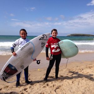 Cursos de surf en Suances