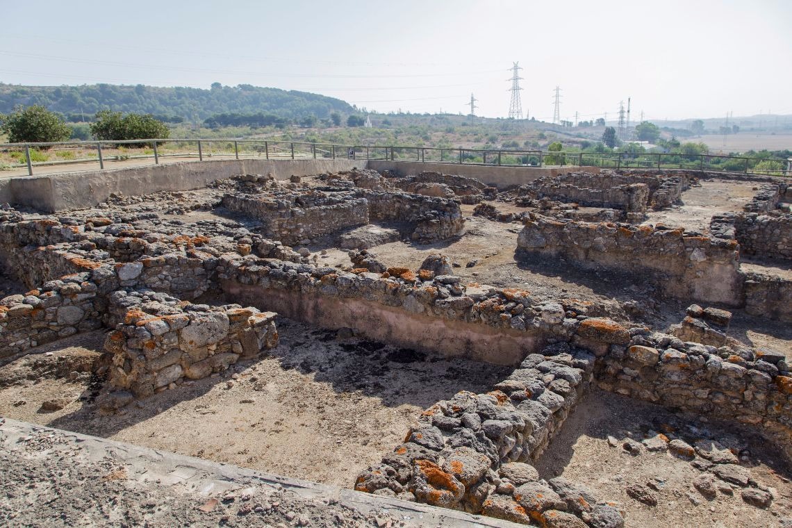 Yacimiento Arqueológico Castillo de Doña Blanca en el Puerto de Santa María en Cadiz