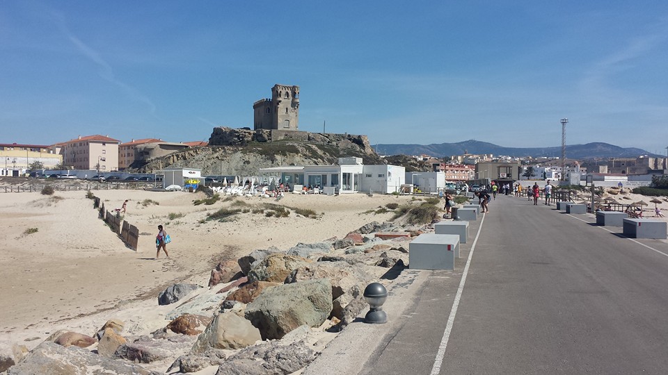 Llegada a la carretera con la Empresa Receptivo Cádiz en Tarifa