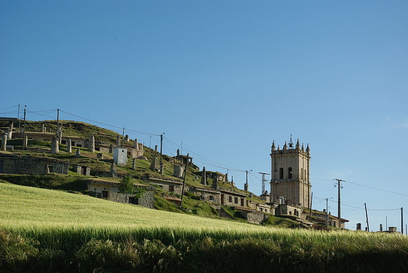 Bodegas tradicionales en Baltanás en la provincia de Palencia