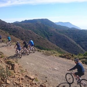 Descenso en bicicleta de montaña en Sierra de las Nieves
