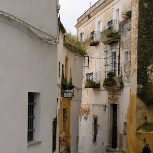 Las calles en Arcos de la Frontera