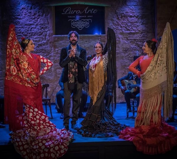 Flamenco en el tablao de puro arte flamenco en Jerez de la Frontera