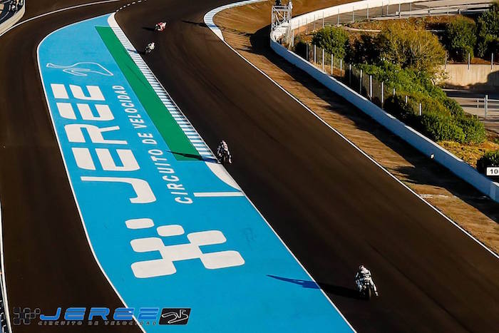 Motos en el Circuito de Jerez en Jerez de la Frontera en Cádiz