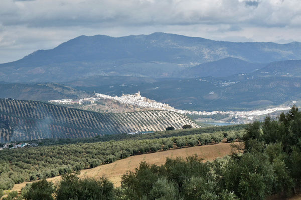 Embalse de Iznájar y Rute en la provincia de Córdoba