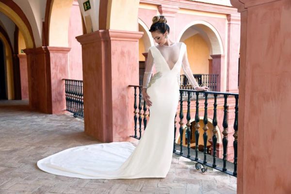 Traje de novia de Sara de Benítez en Palma del Río