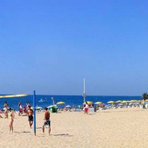 Las Playas en Calella en Cataluña