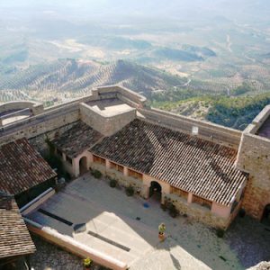El Castillo de Segura de la Sierra en la provincia de Jaén