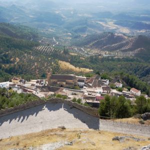El Castillo de Segura de la Sierra en la provincia de Jaén