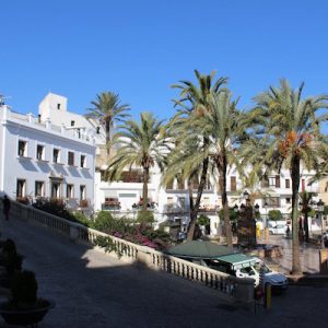 La Plaza de España en Vejer de la Frontera