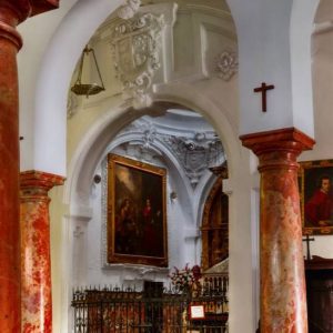 La Iglesia de la Asunción y Ángeles en Cabra en la provincia de Córdoba