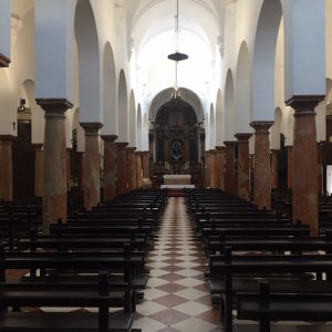 La Iglesia de la Asunción y Ángeles en Cabra en la provincia de Córdoba