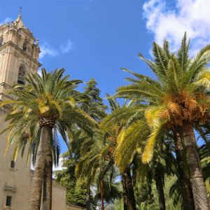 La Iglesia de la Asunción y Ángeles en Cabra en la provincia de Córdoba