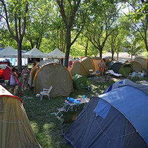Camping los Bermejales en Arenas del Rey en la provincia de Granada