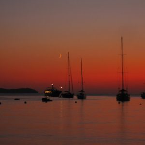 Cala Salada en Sant Antoni de Portmany en Ibiza