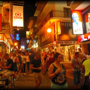 West End en Sant Antoni de Portmany en Ibiza