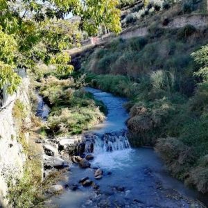 El Río Monachil en la provincia de Granada