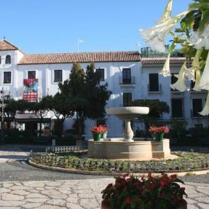 La Plaza de las Flores en Estepona