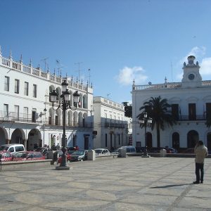 La Plaza Mayor de Llerena