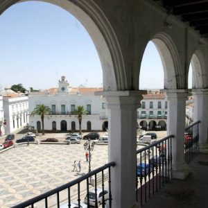 La Plaza Mayor de Llerena
