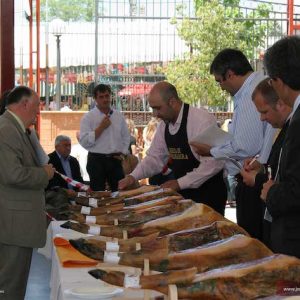 Salón del jamón ibérico en Jerez de los Caballeros