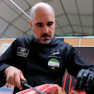 Salón del jamón ibérico en Jerez de los Caballeros