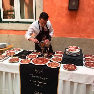 Salón del jamón ibérico en Jerez de los Caballeros