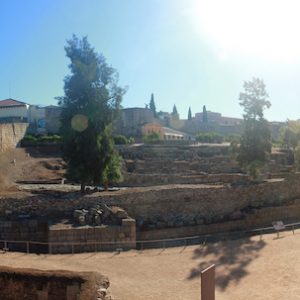 La alcazaba árabe en Mérida