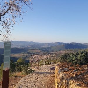 El mirador del Penedés en Font-Rubí