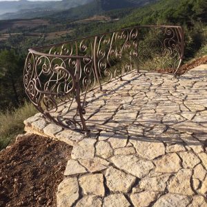 El mirador del Penedés en Font-Rubí