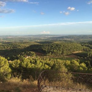 El mirador del Penedés en Font-Rubí