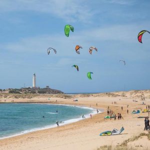 La playa de los Caños de Meca en Barbate