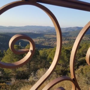 El mirador del Penedés en Font-Rubí