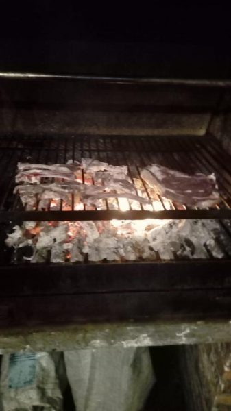 Chuletillas a la brasa del mesón brasería Eguren en Vinuesa en Soria