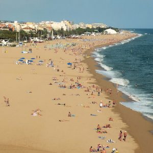 Playa Grande en Calella