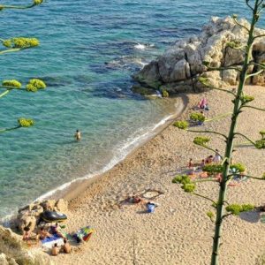La Playa de Las Rocas en Calella