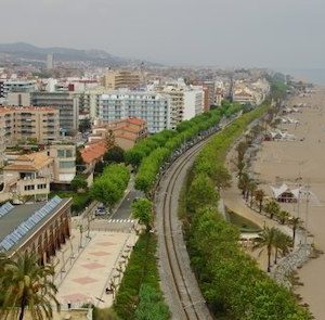 Playa Grande en Calella