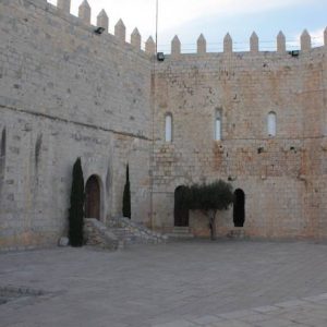 El castillo y las murallas en Peñíscola