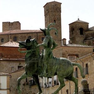 La Plaza Mayor de Trujillo en la provincia de Cáceres