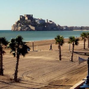 La playa Norte en Peñíscola