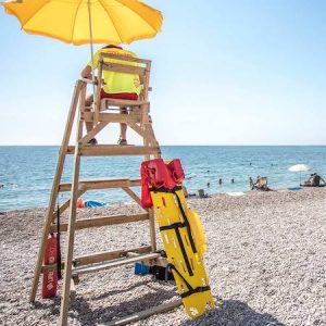 La playa de El Marjal en Alcanar en Tarragona
