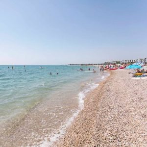 La playa de El Marjal en Alcanar en Tarragona