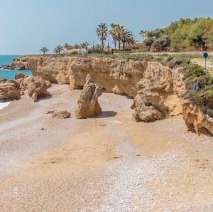 La cala del Pinar en Vinaròs