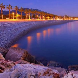 La playa de El Marjal en Alcanar en Tarragona