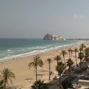 La playa Norte en Peñíscola