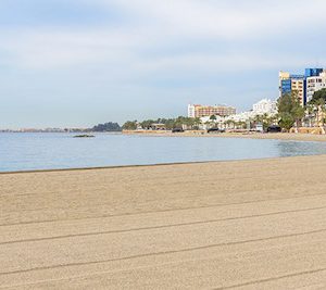 La playa de Aguadulce en Roquetas de Mar