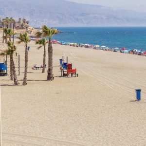 Playa La Bajadilla en Roquetas de Mar