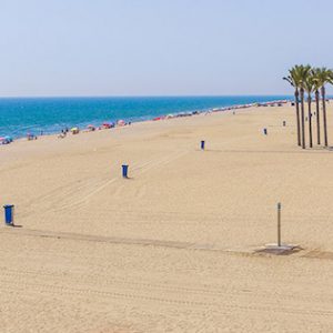 Playa La Bajadilla en Roquetas de Mar