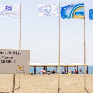 Playa La Bajadilla en Roquetas de Mar