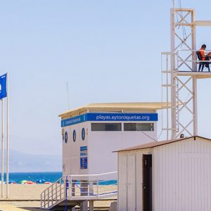 Playa La Bajadilla en Roquetas de Mar